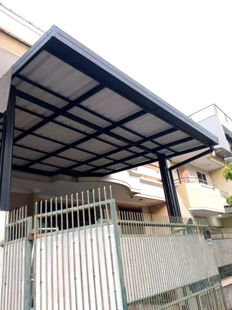 Kanopi Carport Minimalis baja ringan Alderon Rs