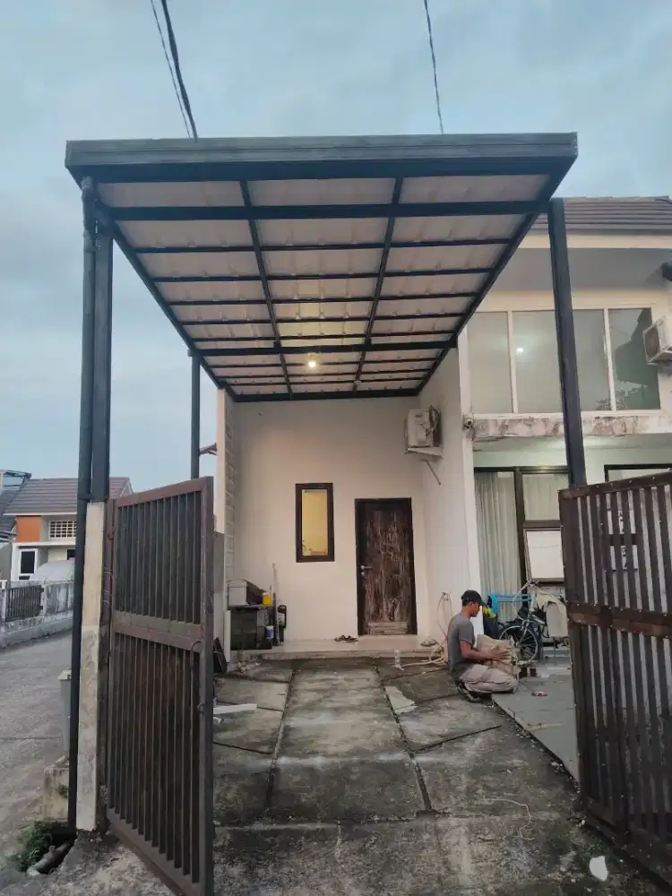 Kanopi Carport Minimalis baja ringan