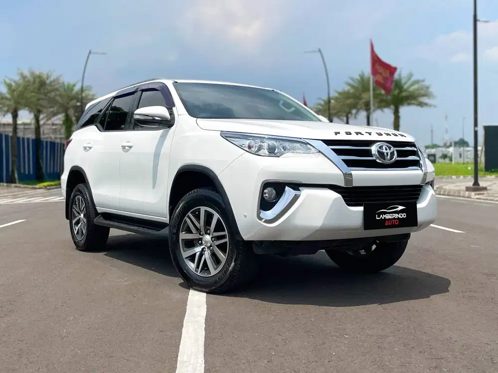 TOYOTA FORTUNER G 2.4 TURBO DIESEL AT 2016 PUTIH LOW ODO 2017 PAJERO
