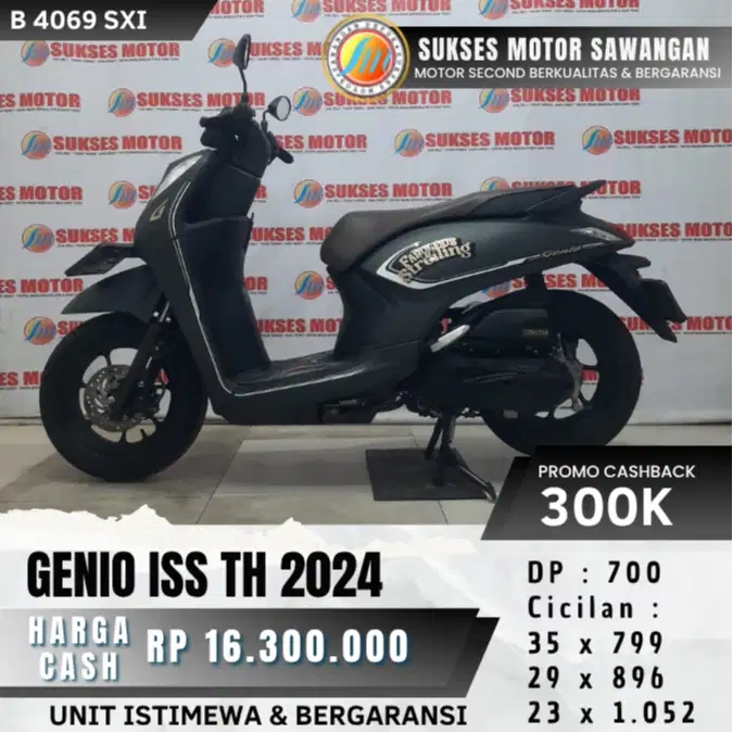 CASH KREDIT DP 700 HONDA GENIO ISS TH 2024 UNIT MULUS BERGARANSI