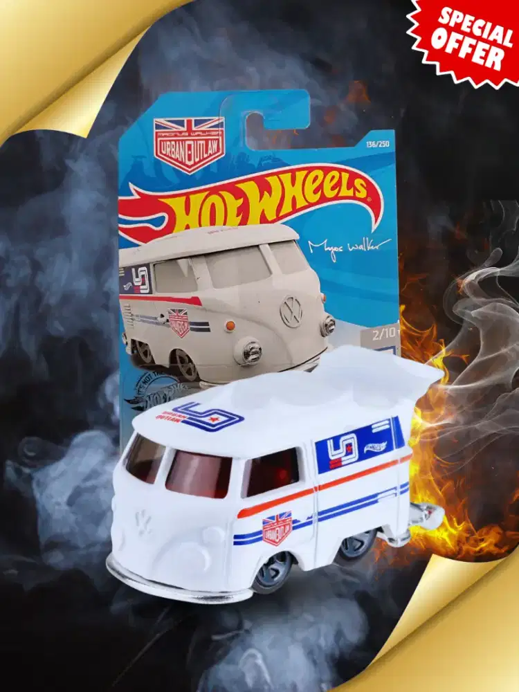 Hot Wheels Volkswagen Kool Kombi Urban Outlaw Putih 2019 Diecast