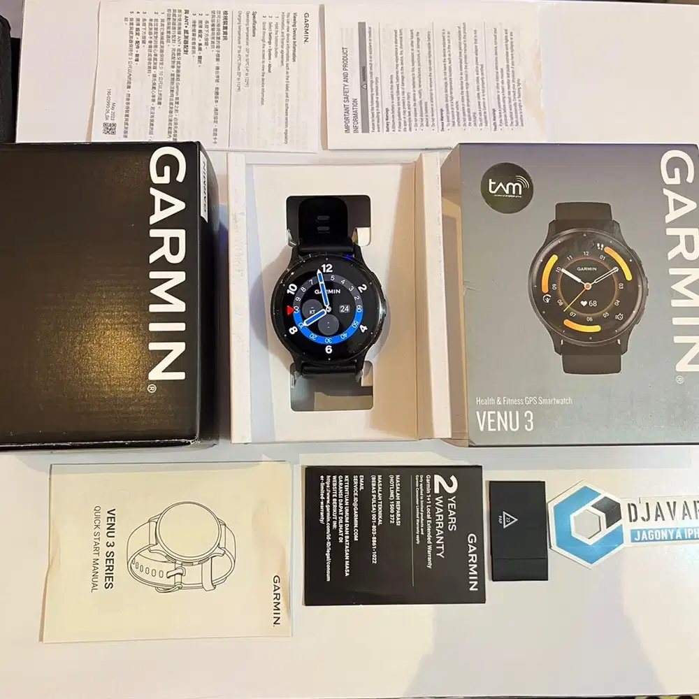 Garmin VENU 3 Garansi Resmi tam 3 Juli 2027