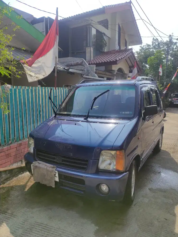 Suzuki Karimun manual 2001 sL bensin biru metalik
