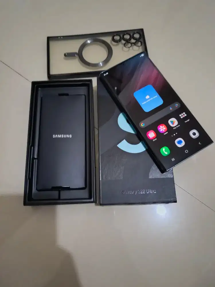 Samsung S22 ultra 12/256 Sein fullset mlusss 95%, lncar jyaa no kndala