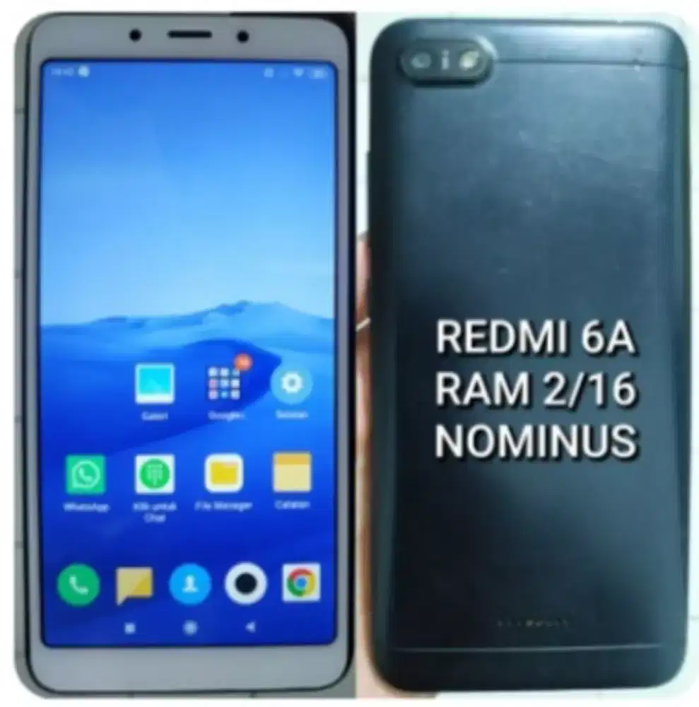 Redmi 6A RAM 2/16 mulus normal batangan cod kranji