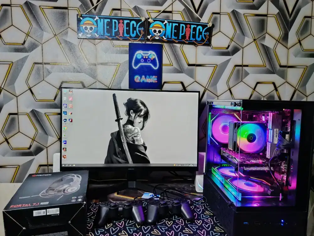 PC Ryzen 5 + GTX 1660 Super + Monitor 100Hz
