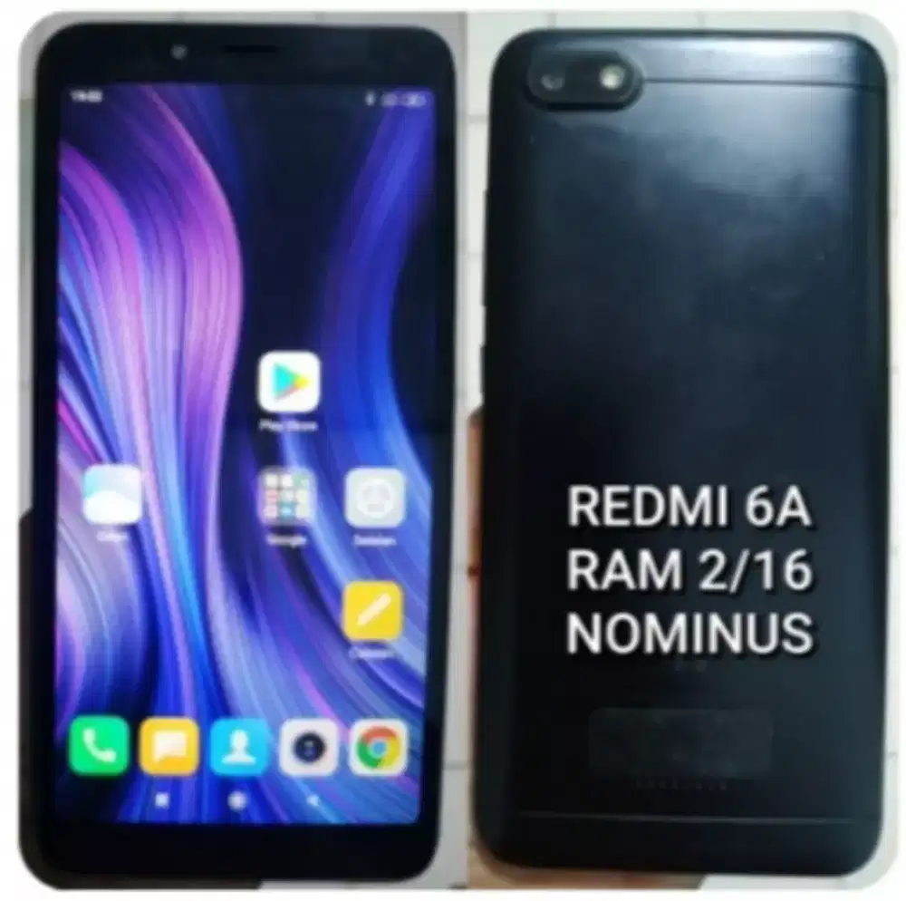 Redmi 6A RAM 2/16 mulus normal batangan cod kranji