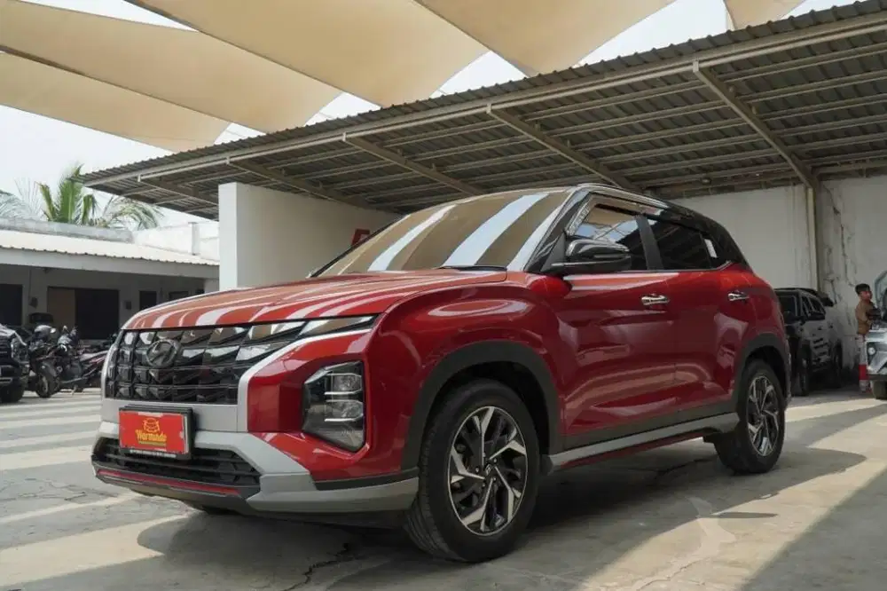Hyundai Creta Prime two-tone Matic 2022 Merah hitam AT Low KM DP minim