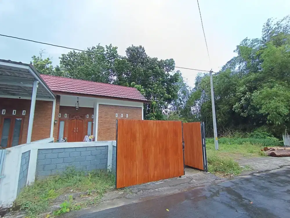Rumah Siap Huni di Prambanan Bonus Pagar Depan, Cocok untuk Keluarga Muda