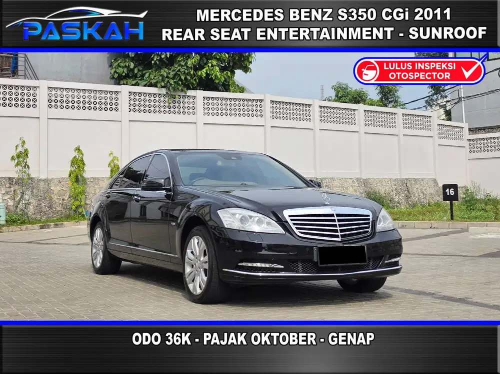 CGi antik Genap Tax OKTOBER Odo 35k Mercedes Benz S350 V6 CGI RSE 2011