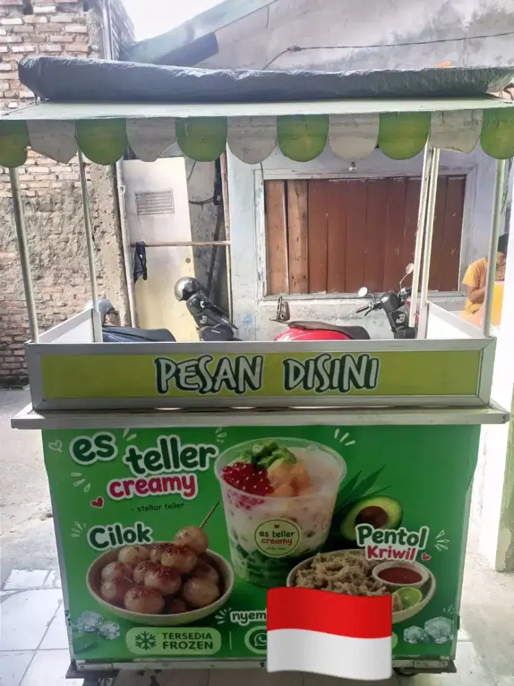Meja Booth kondisi bekas sperti baru Rp.1,3 JT nego