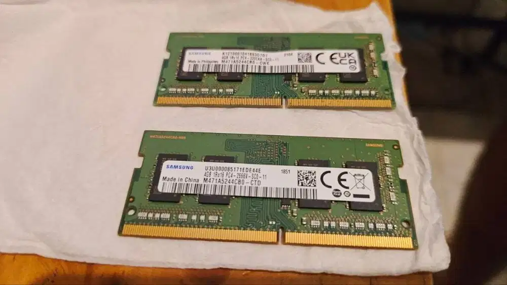 Samsung 4GB RAM SODIMM 3200Mhz dan 2666Mhz laptop memory