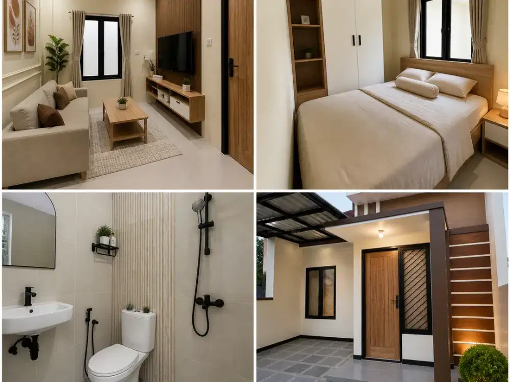 Rumah Semi Furnished Kota Malang Belakang Gor Ken Arok