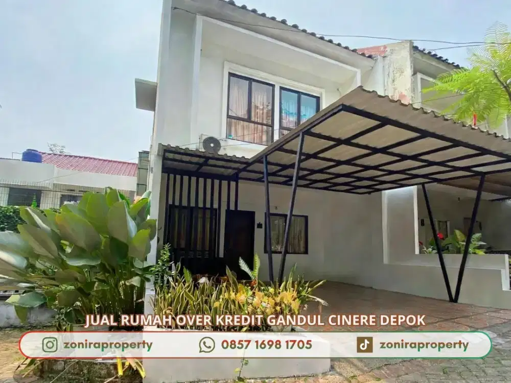 Rumah HOOK Cinere Depok Tanpa BI Checking Jual Over Kredit DP 179 JT