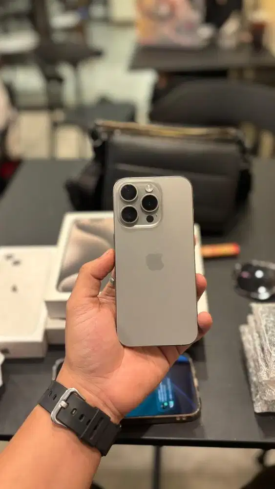 iphone 15 pro 128gb ibox antik mulus