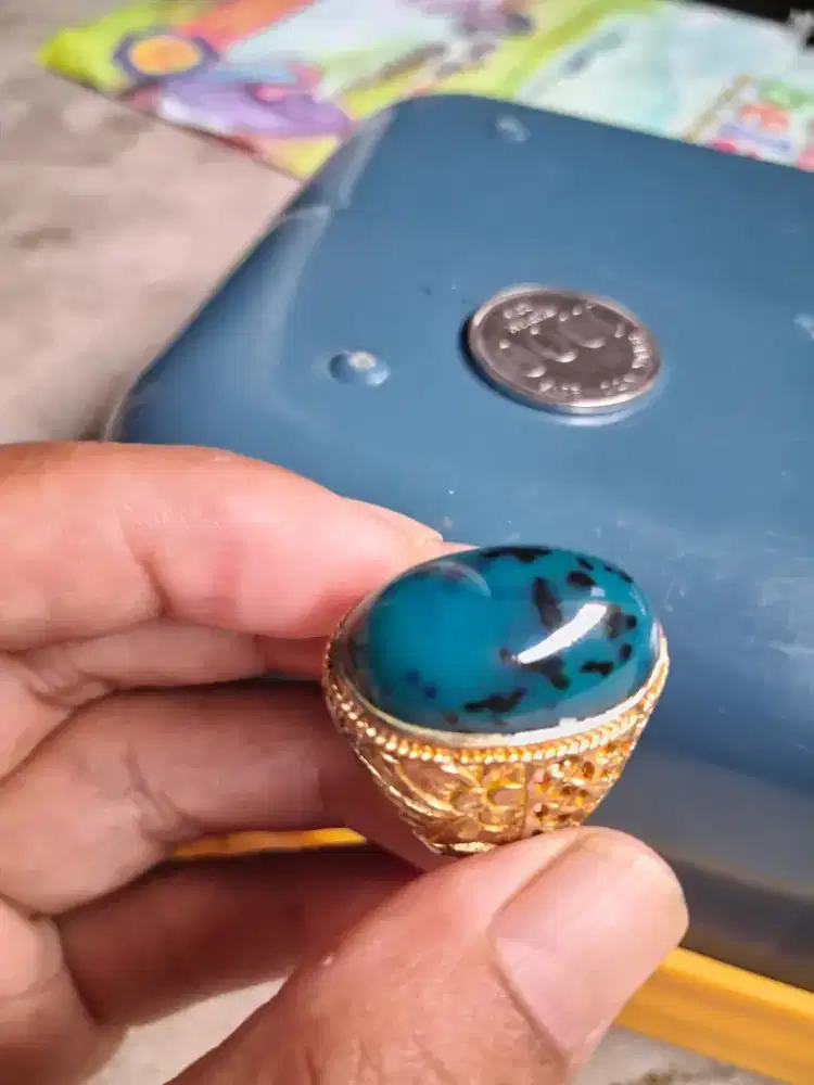 Jual Batu cincin bacan doko totol ukuran lumayan besar