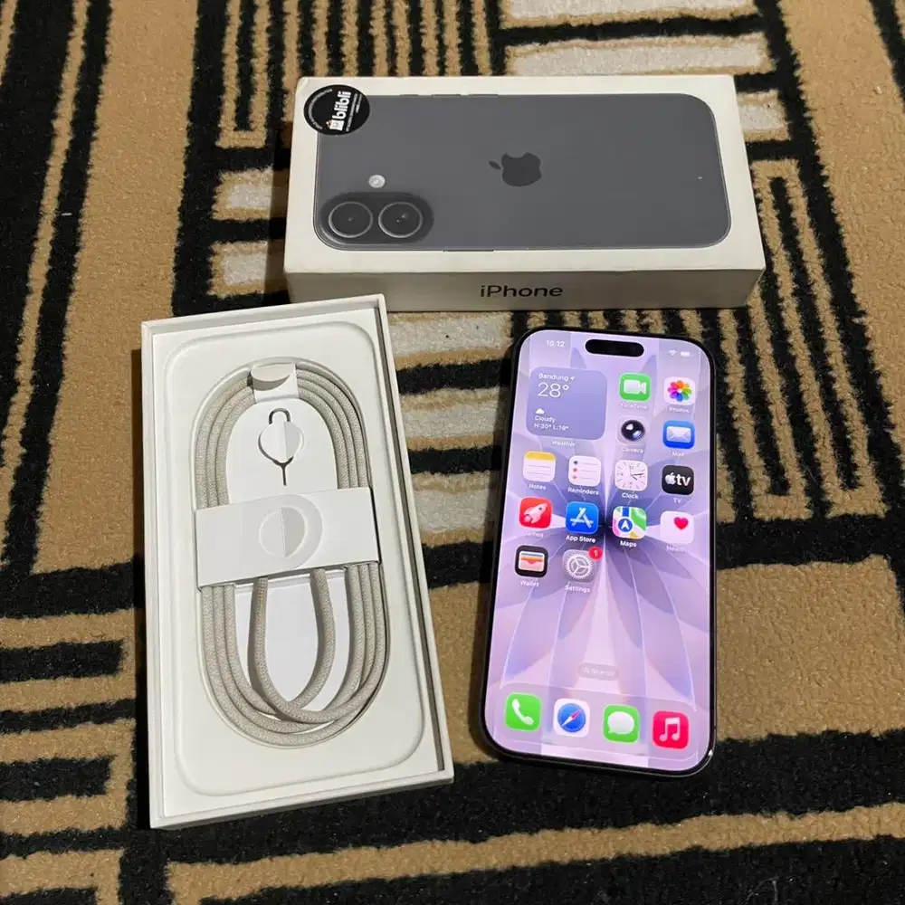iPhone 17 256gb iBox GDN SA/A Aktif Black Fullset Original