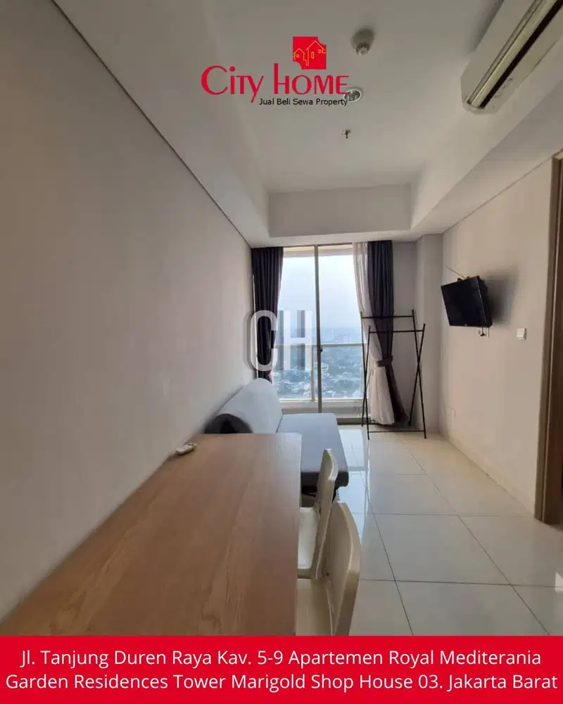 Disewakan Apartemen 1 BR Furnished di Taman Anggrek Residences