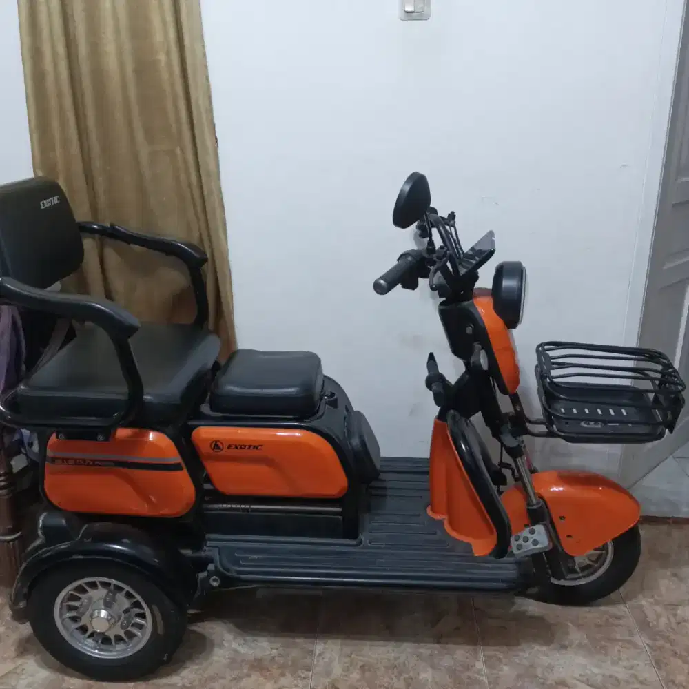 Dijual sepeda listrik Roda 3 merk exotic