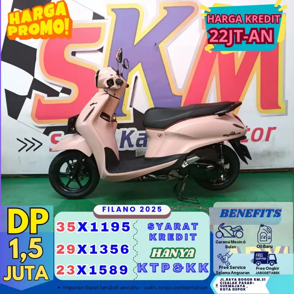 Kredit cukup ktp dan kk proses 1hari grand filano 2025