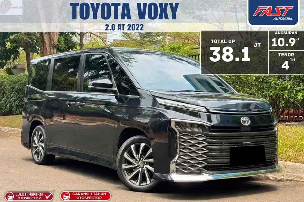 LOW KM 35RB DP 38JT TOYOTA VOXY 2022 2.0 AT & PAJAK PANJANG
