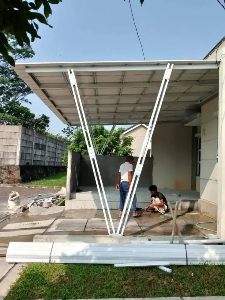 Kanopi Carport minimalis Baja Ringan Terbaru