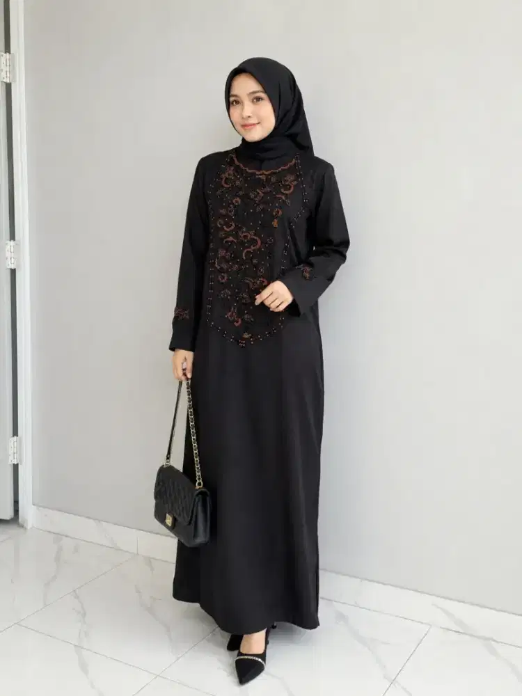 Gamis Hitam Payet
