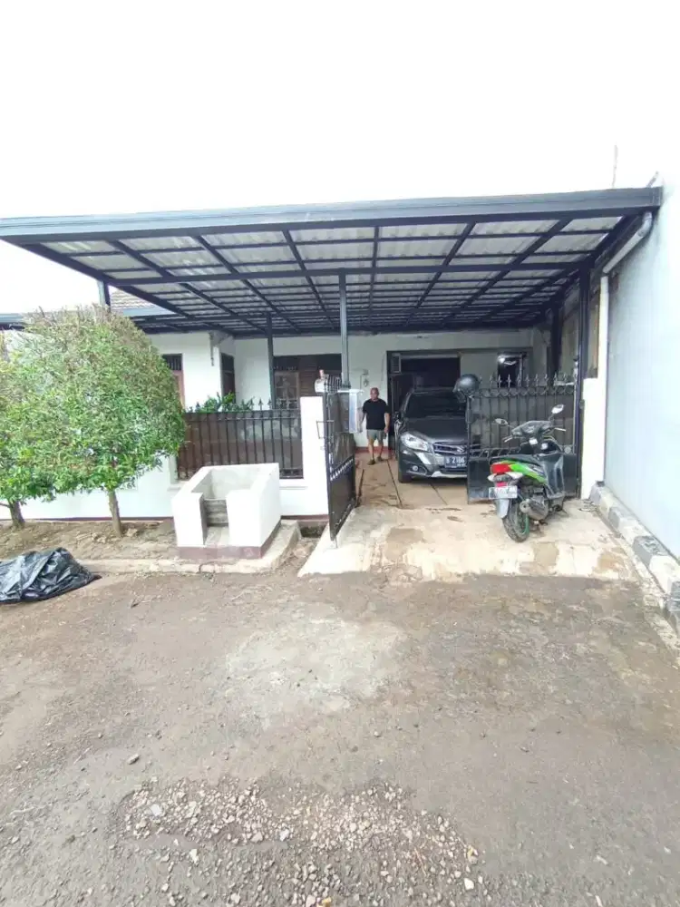 Kanopi Carport minimalis Baja Ringan Atap Alderon