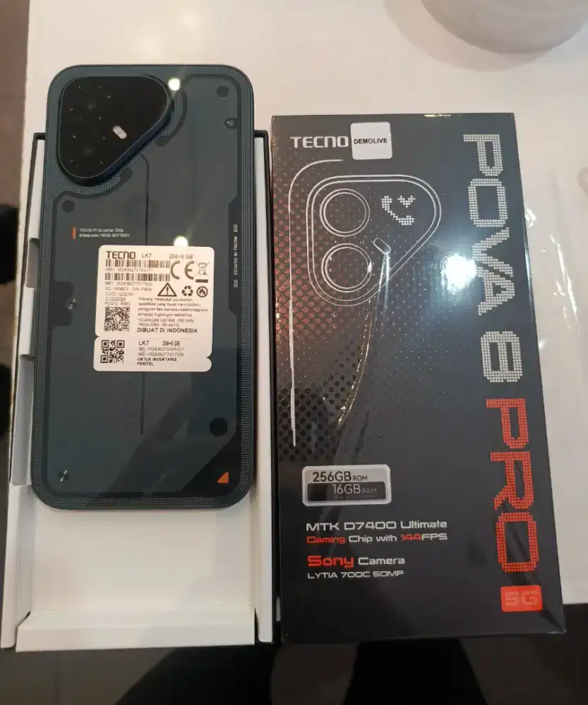 Pre Order Pova 8 Pro 5G Spesial Box Lamborghini Promo 500k