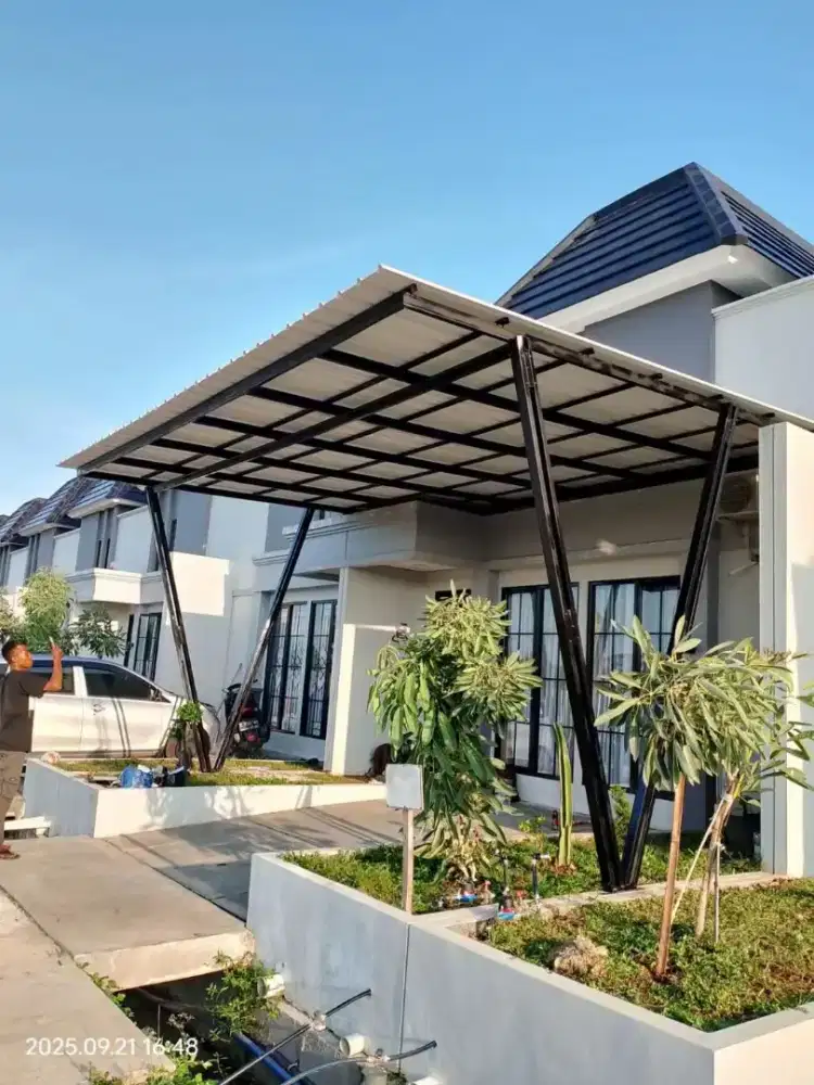 Kanopi Carport minimalis Baja Ringan Terbaru
