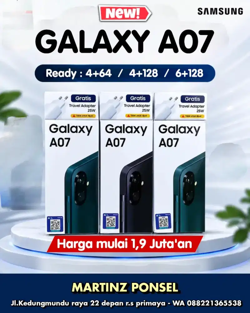 Samsung A07 4/64 new