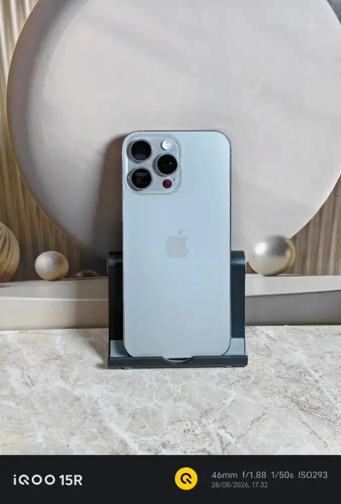 iphone 16 pro max 256gb natural garansi ibox april 2027