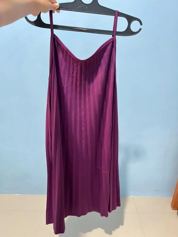 Preloved dress ungu tua
