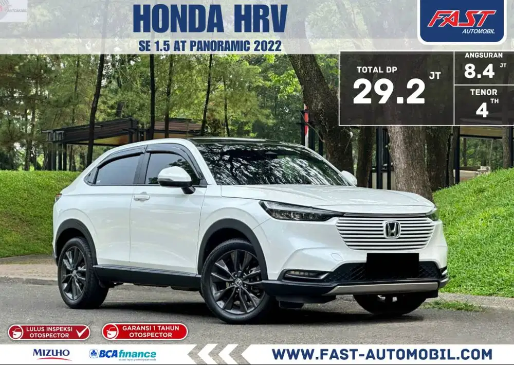 GARANSI MESIN & TRANSMISI 1TH LOW KM.37RB HONDA HRV SE 2022 1.5 AT