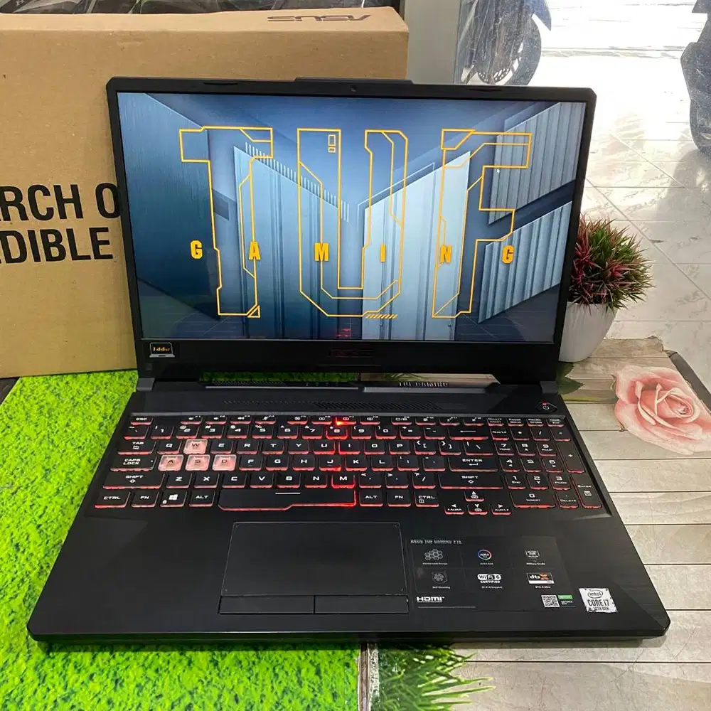 Asus TUF F15 FX506LH Core i7-10750H 8GB 512GB GTX 1650 4GB 15,6IPS