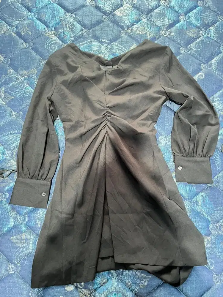 Preloved dress hitam pekat