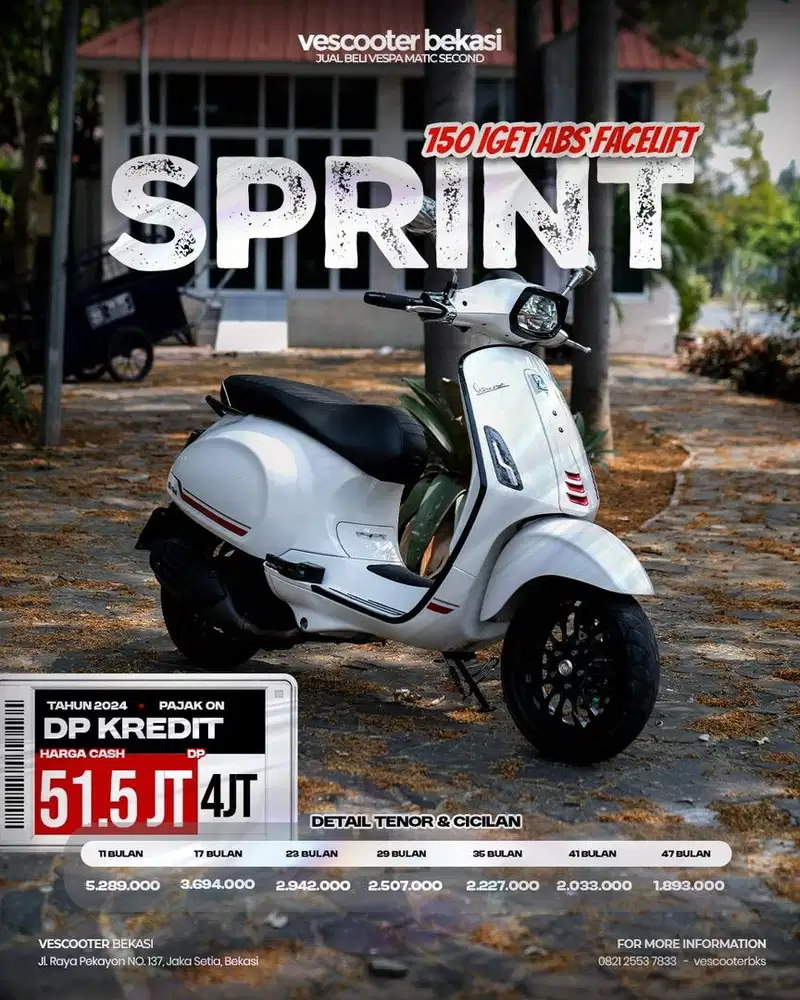 VESPA SPRINT S OLD MODEL 150 IGET ABS FACELIFT 2024