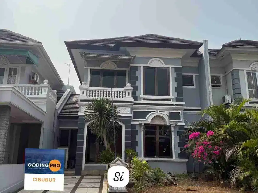 DIJUAL RUMAH CANTIK & TERAWAT DI CLUSTER KOTA WISATA CIBUBUR