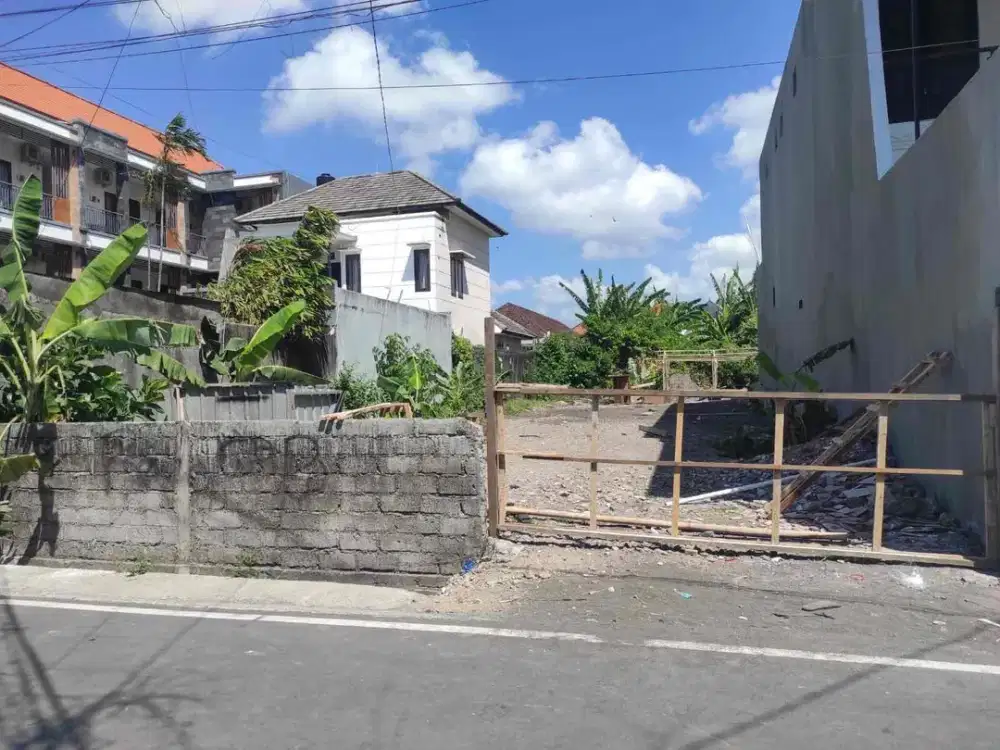 Di sewakan lahan kosong siap bangun. cocok untuk usaha kost di pusat kota  Denpasar