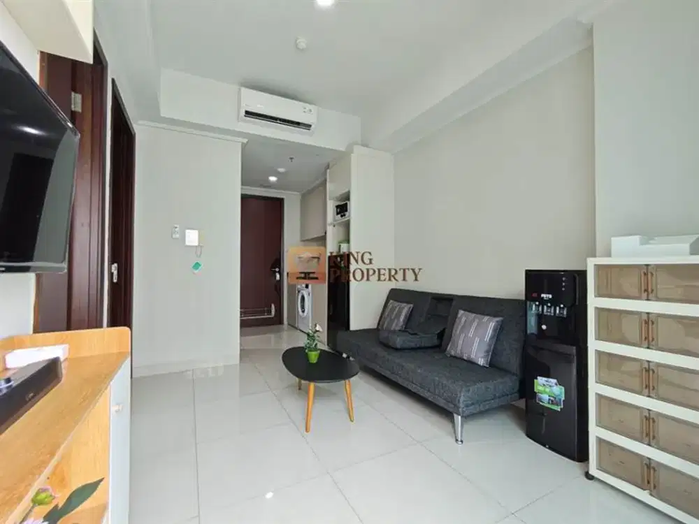 Terhubung Langsung Mall Green Sedayu Sewa 2BR Furnished Bagus di Green Sedayu Apartment Akses ke Bandara Soekarno-Hatta, Pintu Tol, Stasiun & PIK