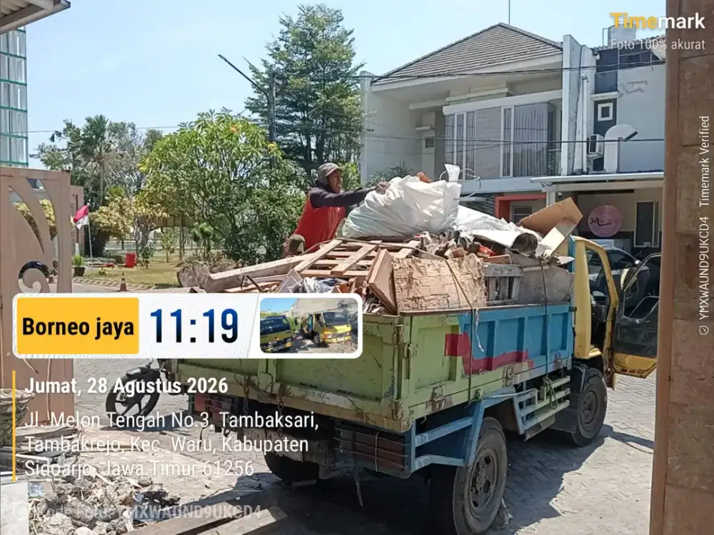 Jasa buang gragal tanah sampah proyek dan pengiriman pasir dan stensla