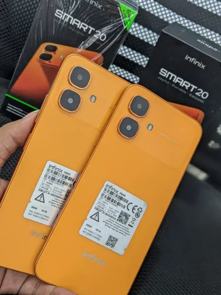 infinix Smart 20 Ram 8GB 4+4GB/64GB Garansi April 2027 Lengkap dr Baru