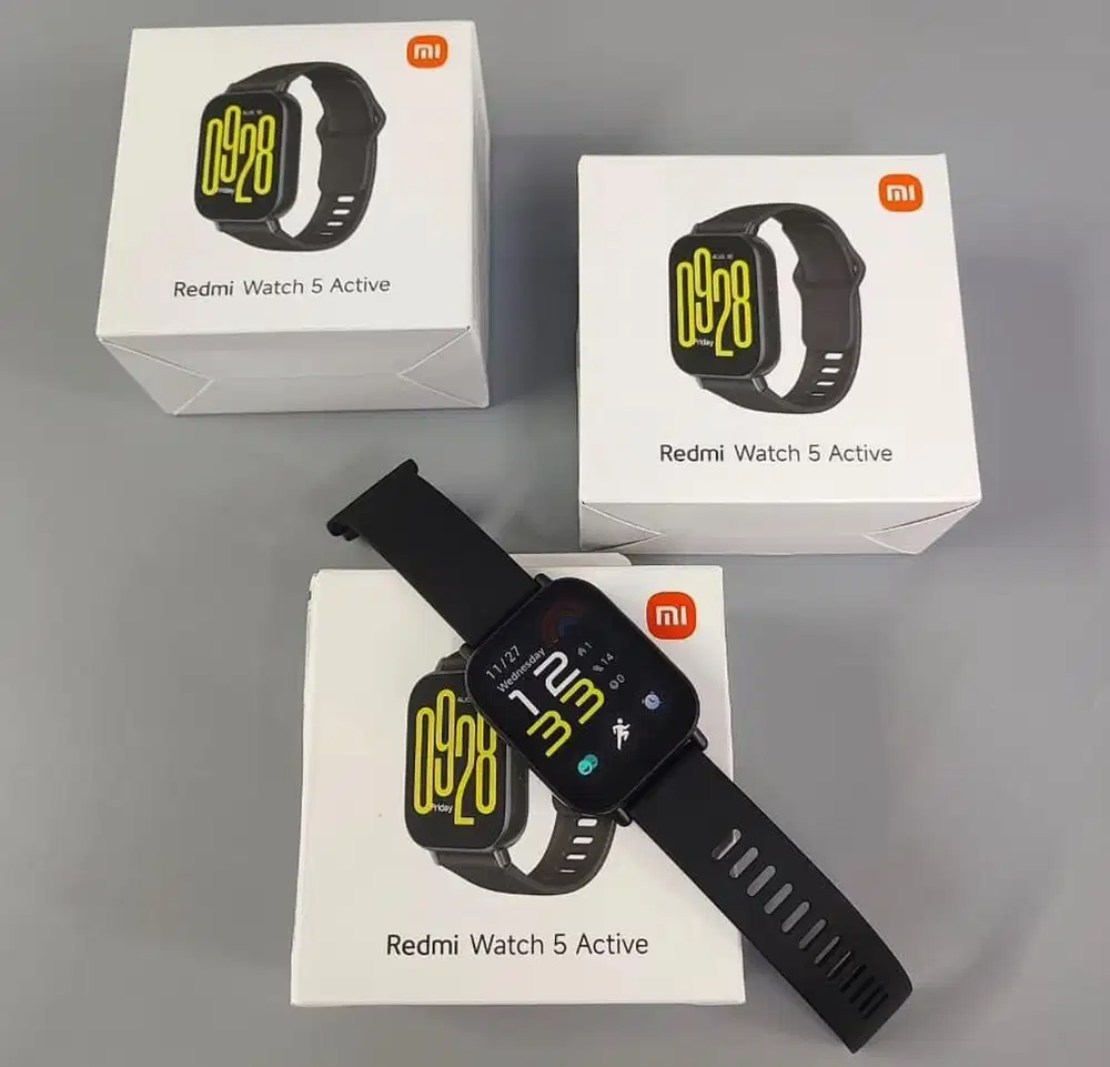 Redmi watch 5 active black (baru) garansi nasional