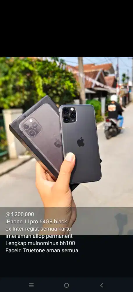 iPhone 11 pro bu bisa antar kerumah