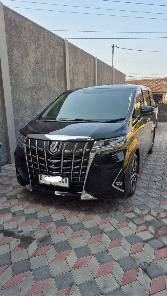 Alphard G 2018 pribadi low KM like new