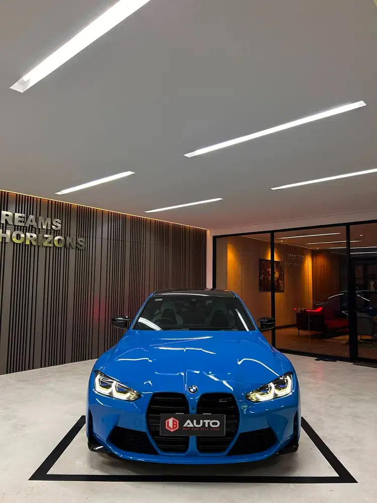 BMW M3 Competition iDrive-8 2023 Biru Km10rb B71INT id-8