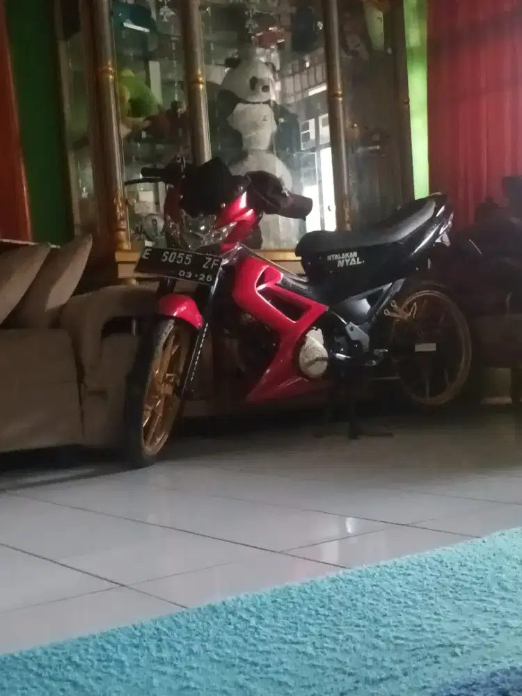 Motor satria F 150 barong 2012 pemakaian pertama