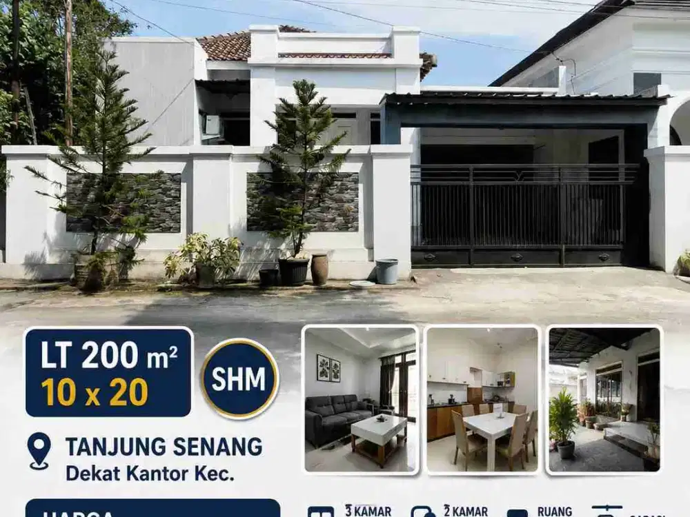 Rumah Tanjung Senang Bangunan Kokoh.