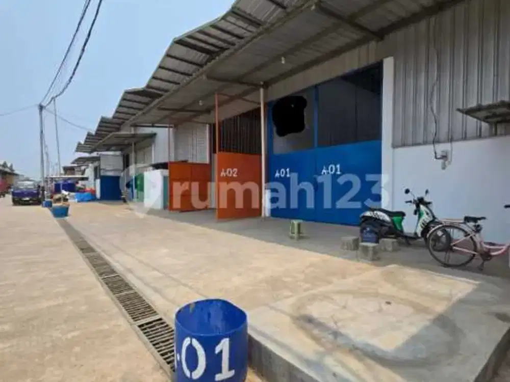 Disewa Gudang Kapuk Kamal Jakarta Barat 135M²