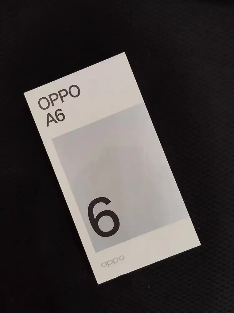 OPPO A6 nfc 6/256gb NEW GARANSI RESMI